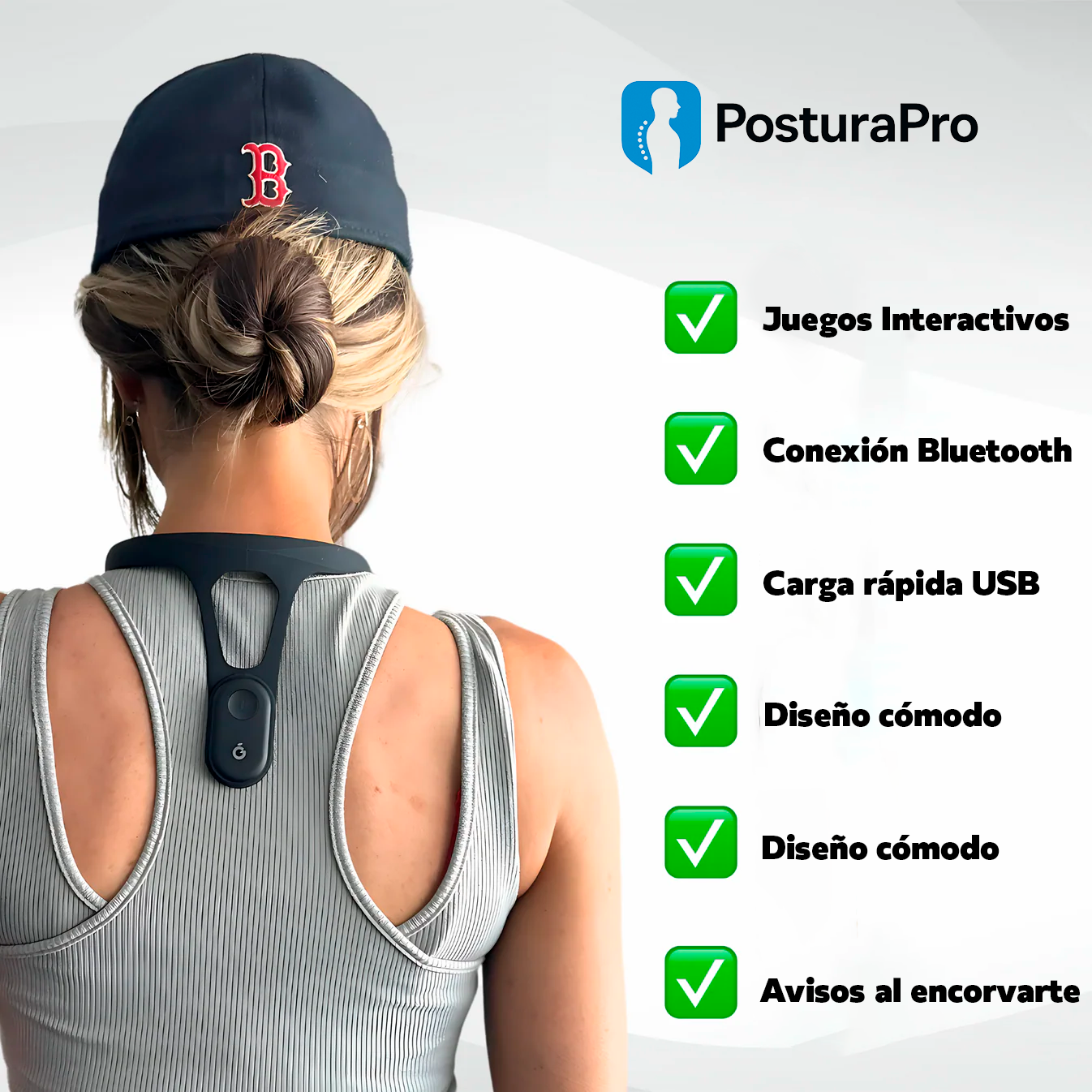 Corrector de Postura Inteligente PosturaPro™